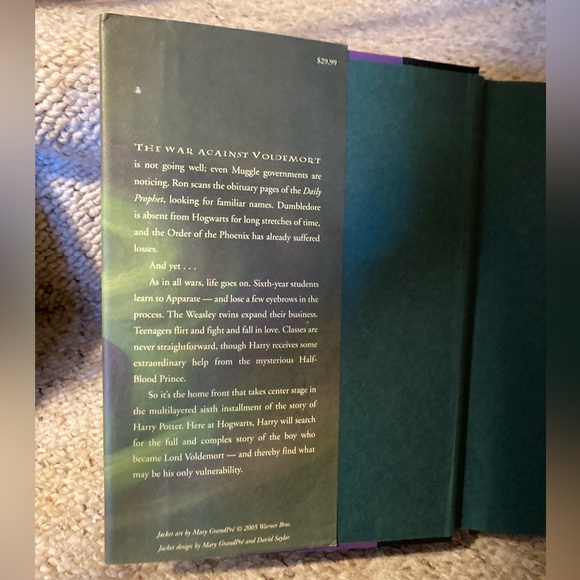 Book: Harry Potter and the Half-Blood Prince First American Edition, July 2005 - Picture 5 of 16